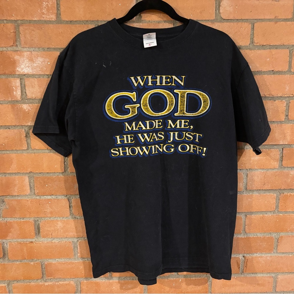 Early 2000s ANVIL black graphic tee